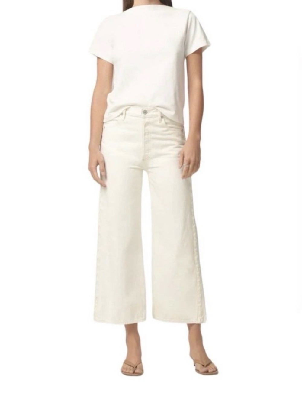 Citizens of Humanity Sacha High Rise Wide Leg Crop Jeans